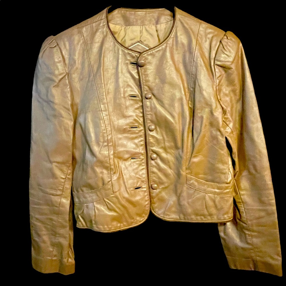 Hip Retro Leathermaster brown leather Jacket